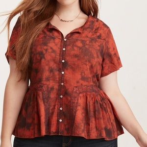 Torrid Peplum Blouse